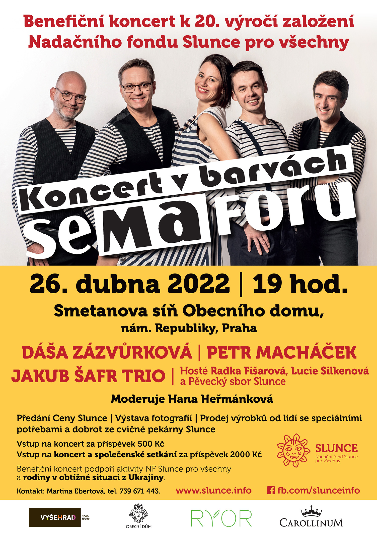 Benefiční koncert k 20. výročí založení Nadačního fondu Slunce pro všechny